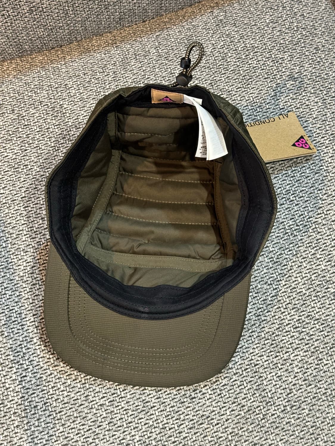 나이키 acg aw84 패디드 캡 카고 카키 새상품 상품이미지4