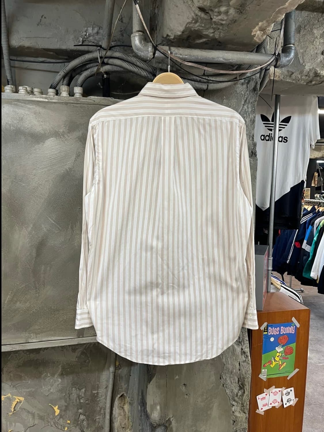 폴로 랄프로렌 스트라이프 셔츠 베이지 #csz3663 상품이미지2