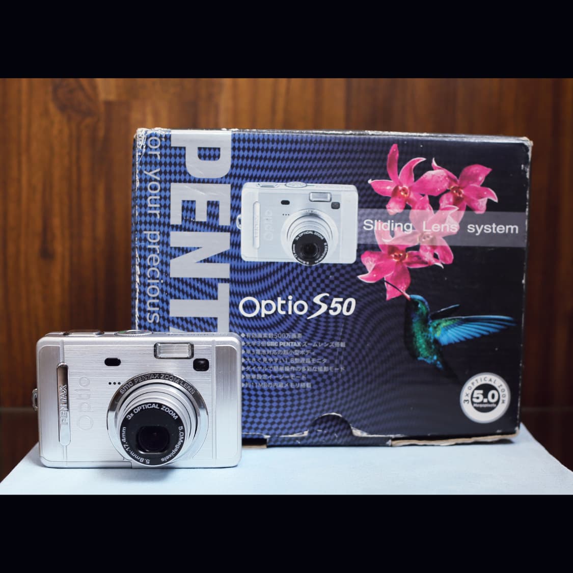 레어<민트급> 펜탁스 옵티오 S50(s40) 빈티지 디카 박스세트 상품이미지1