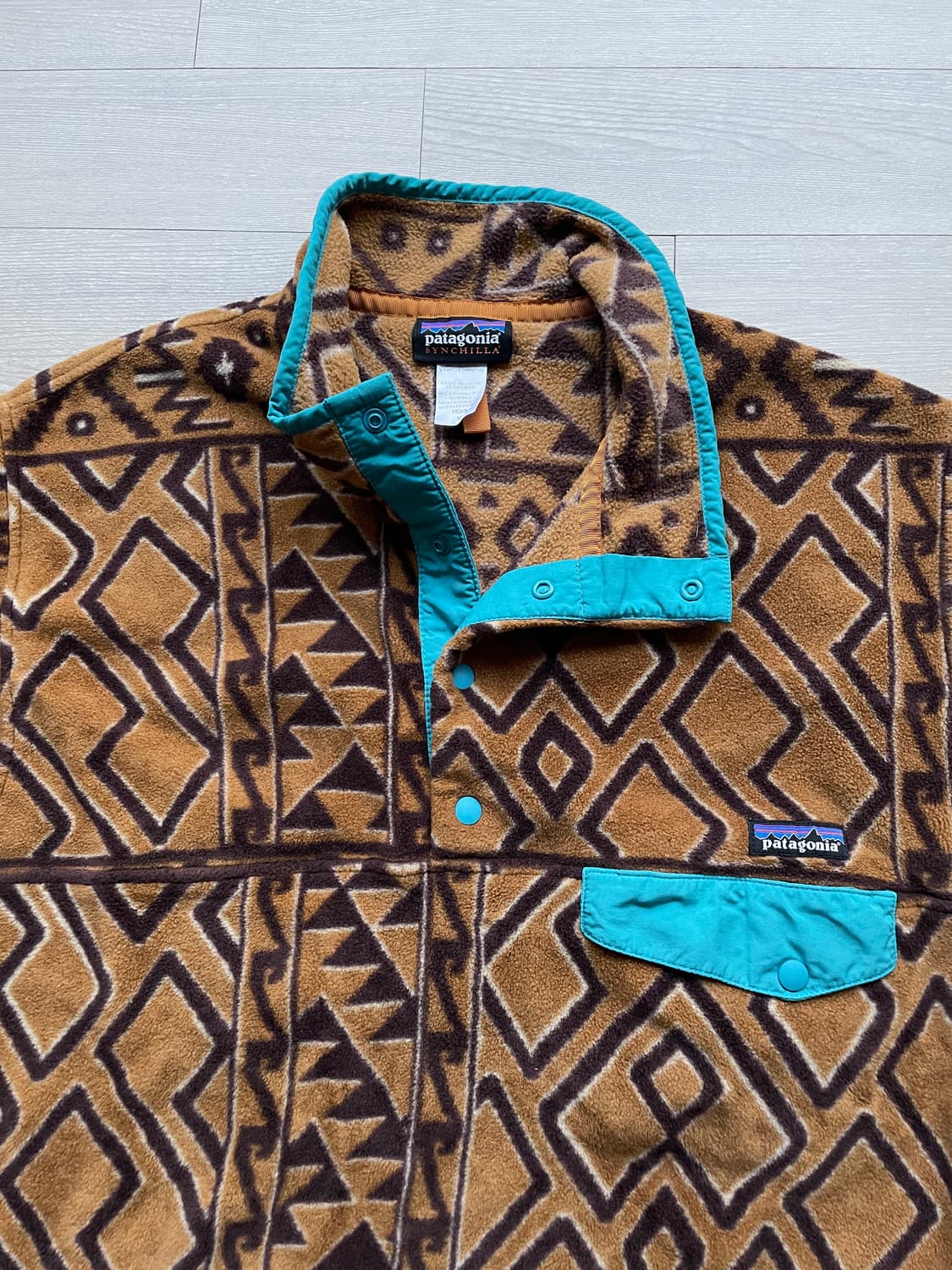 파타고니아 신칠라 베어 브라운 아즈텍 빈티지 patagonia 상품이미지4