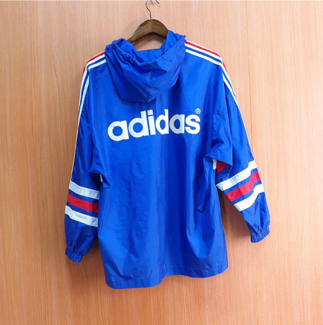 일본판 90s adida아디다스 빈티지 후드 바람마기  상품이미지5