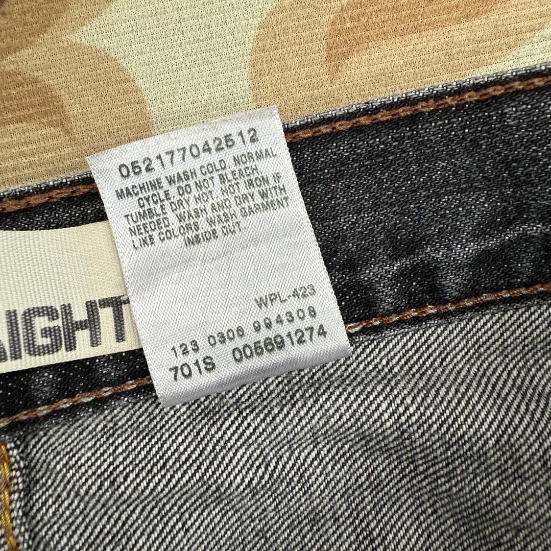 (33)00s 리바이스 Levis 569 흑청데님팬츠(루즈핏) 상품이미지5