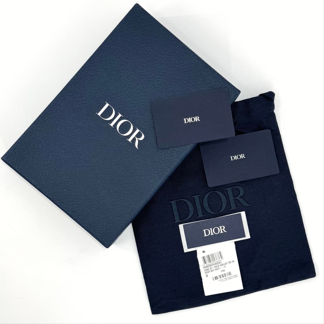 디올 오블리크 버티컬 남성 장지갑 블랙 (2OBBC002) 상품이미지7