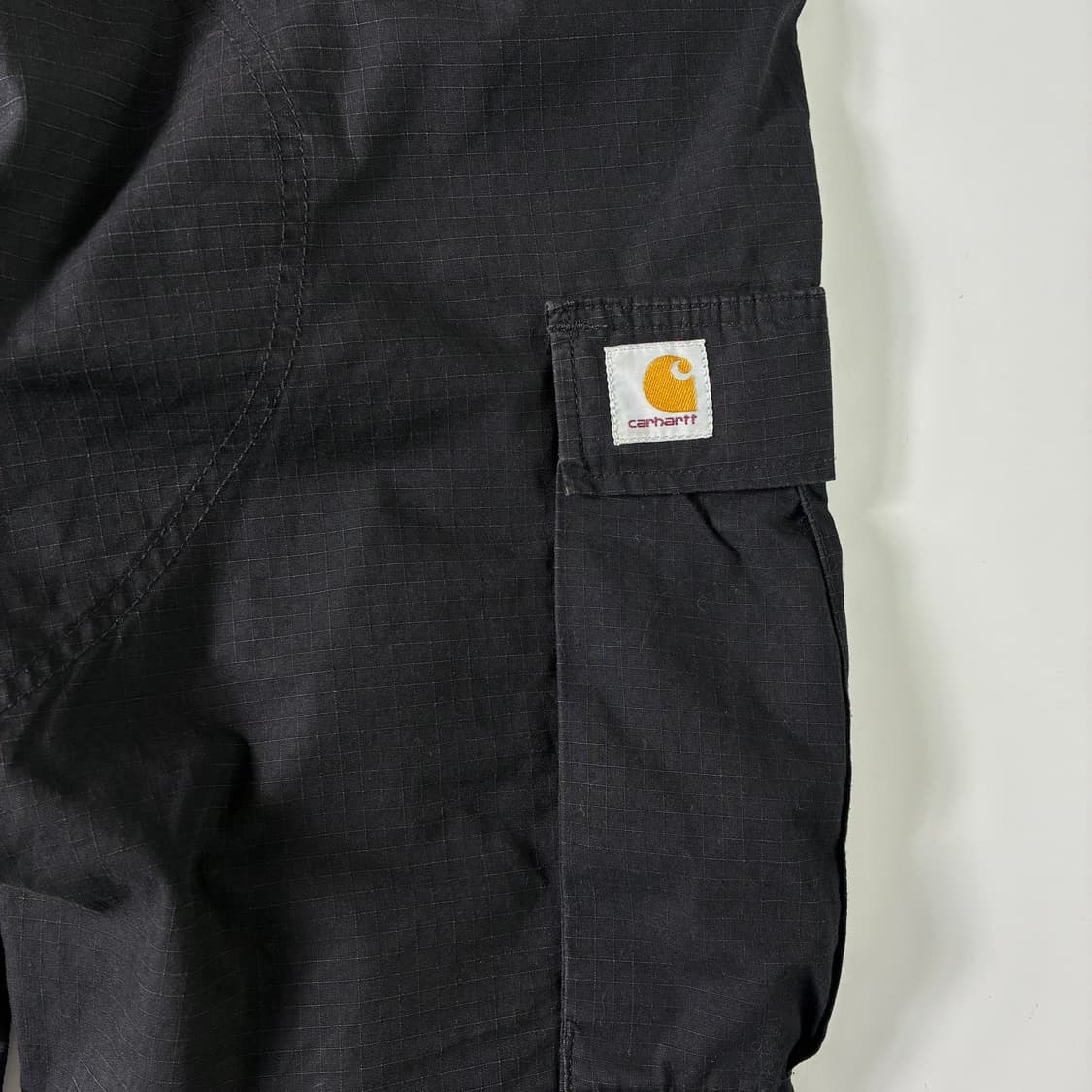 Carhartt  칼하트 wip 레귤러 블랙 카고 팬츠 상품이미지6
