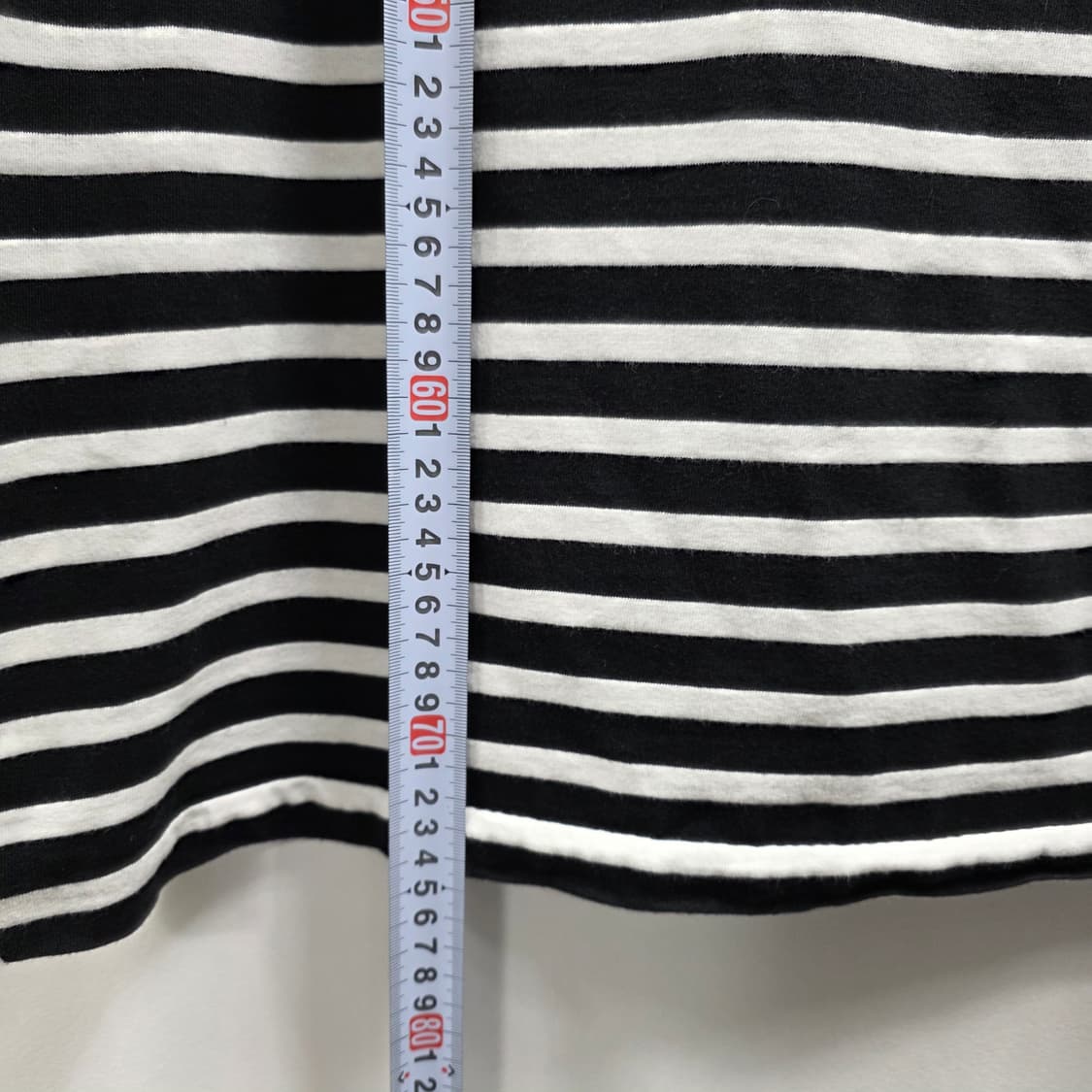 0765 [메종키츠네] 스트라이프  긴팔 XL 공용 상품이미지4