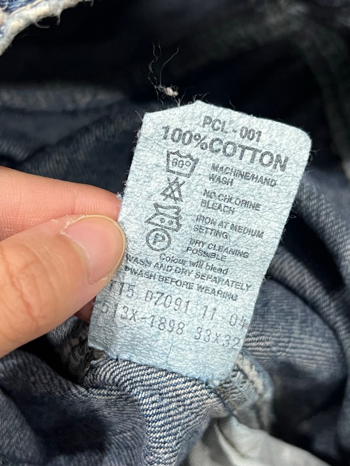 리바이스 513 레드탭 원포켓 중청 데님 팬츠  상품이미지5