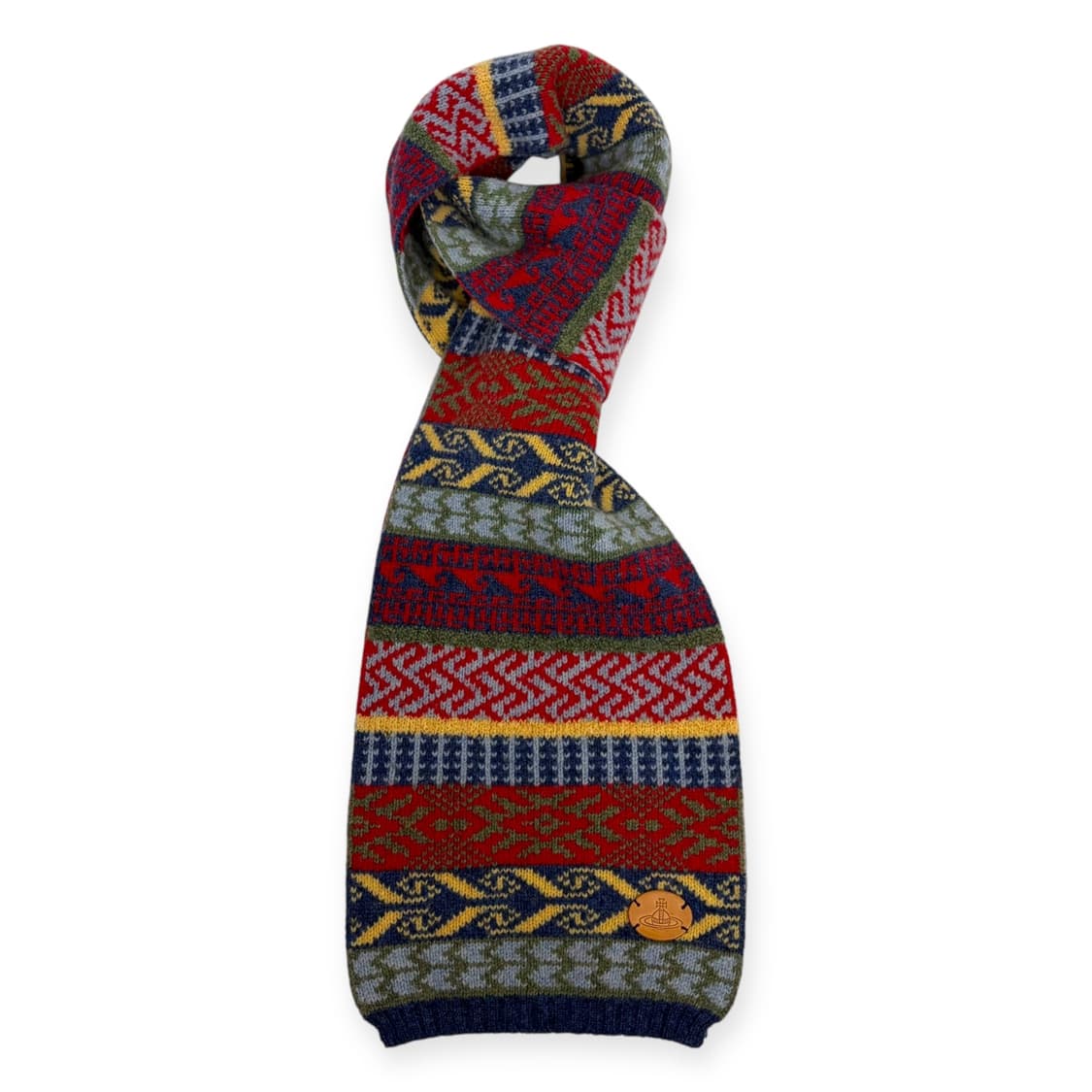 비비안웨스트우드 오브 패턴 머플러 목도리 상품이미지1