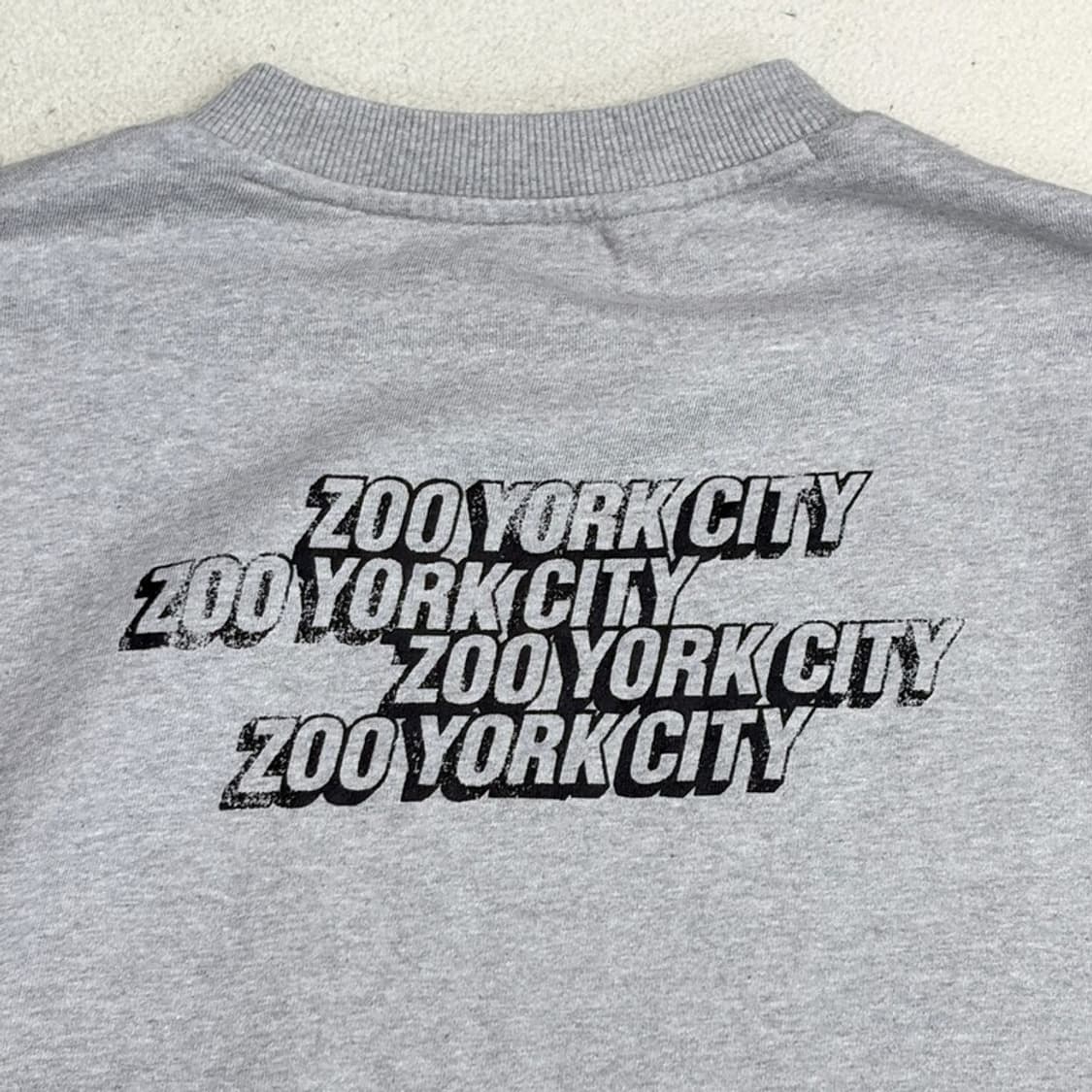 ZOO YORK 그레이 스웨트셔츠 L 상품이미지8