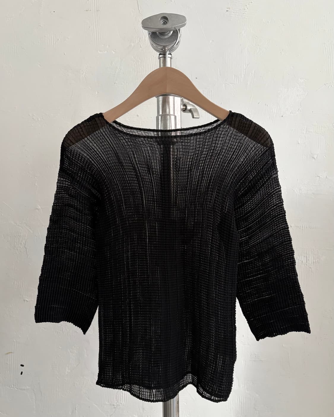 Emporio Armani 엠포리오 아르마니 90‘s 블랙 플리츠 상품이미지1