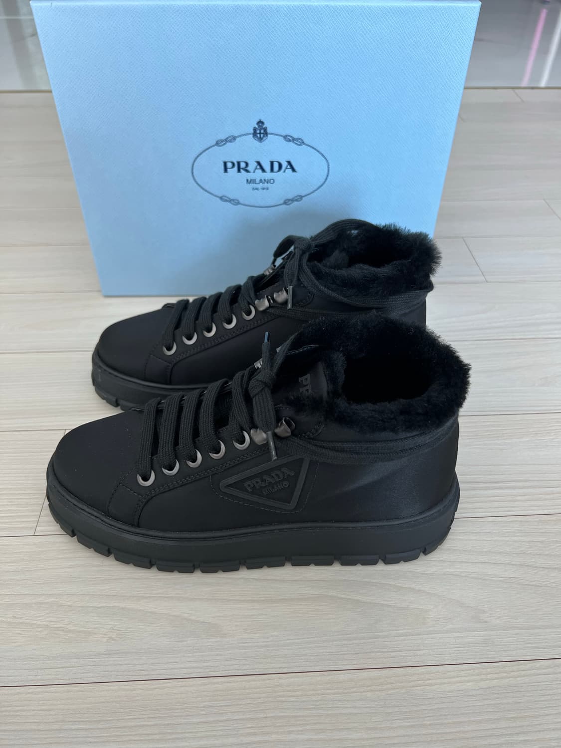 프라다 시어링 워커부츠 37.5 상품이미지7