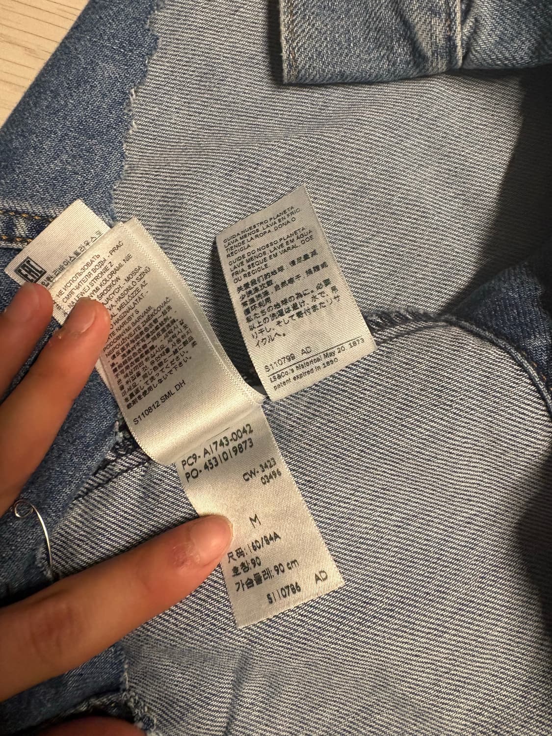 Levi’s 크롭 커스텀 데님 자켓  상품이미지5