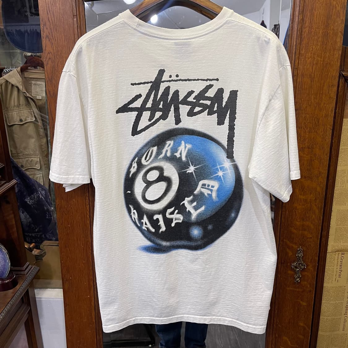 스투시 Stüssy x Born x Raised 8 Ball Tee 상품이미지2