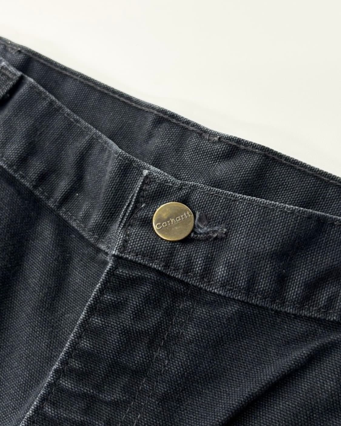 Carhartt 칼하트 블랙 더블니 카펜터 팬츠  상품이미지7