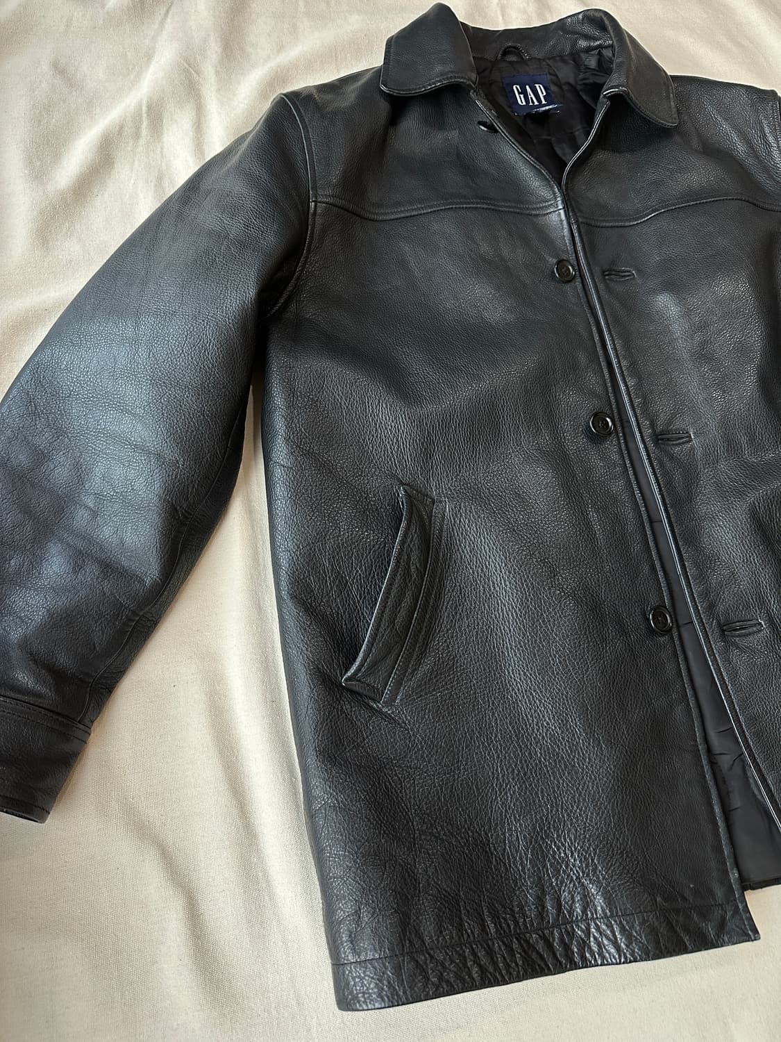 올드갭 카코트 레더자켓 M  상품이미지7
