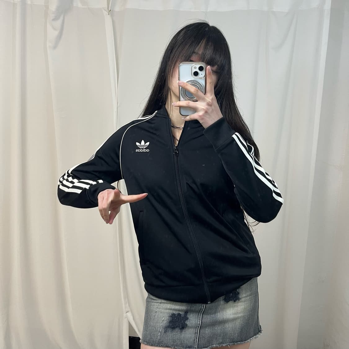 Adidas Superstar black jersey   상품이미지2