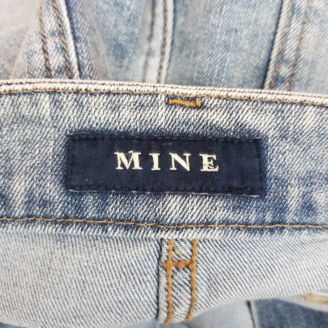 한섬 마인 2024 워싱 스트레이트 데님 팬츠 67-98사이즈 상품이미지7