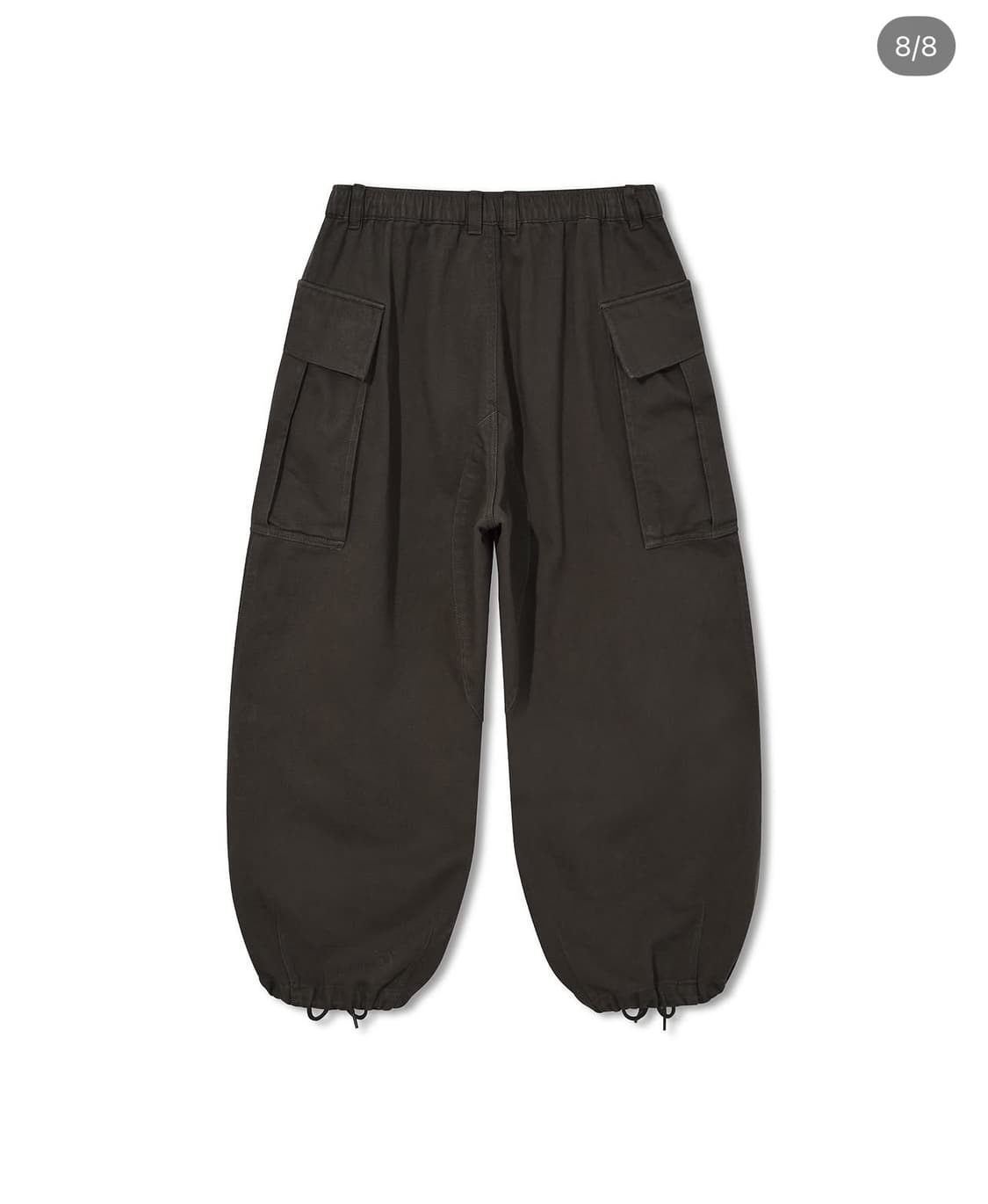 앵글런 anglan 정글 카고 벌룬 팬츠 다크브라운 새상품 상품이미지2