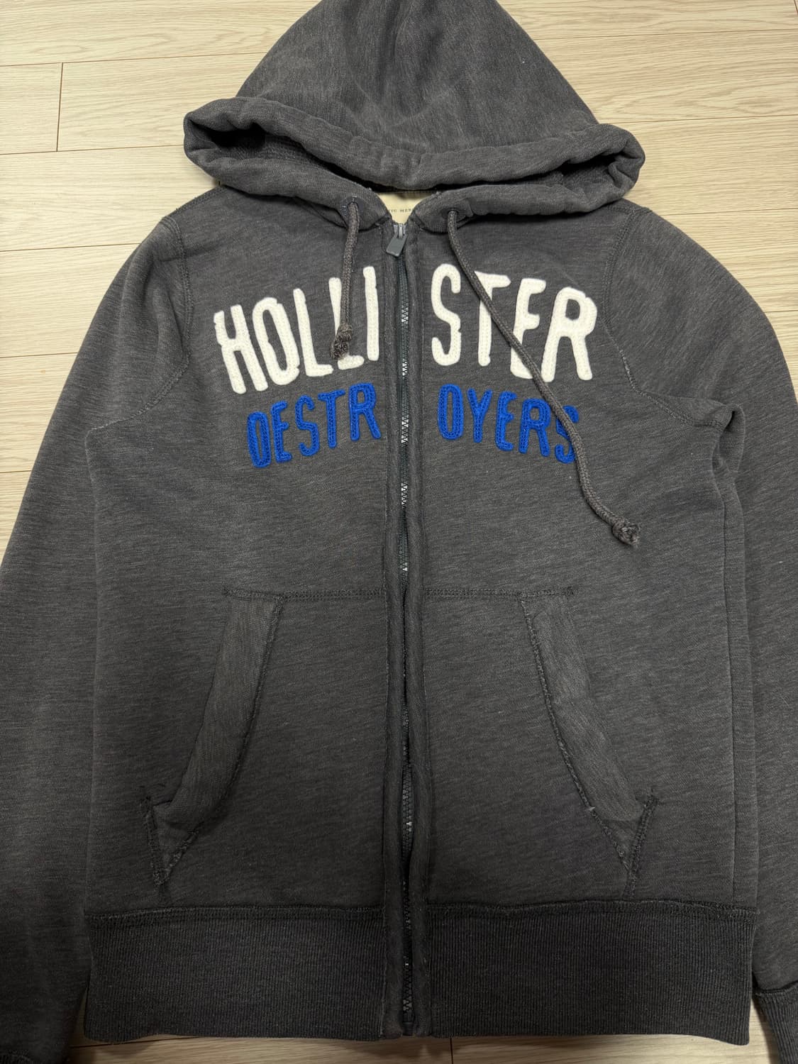 홀리스터 그레이 후드집업 s 상품이미지2