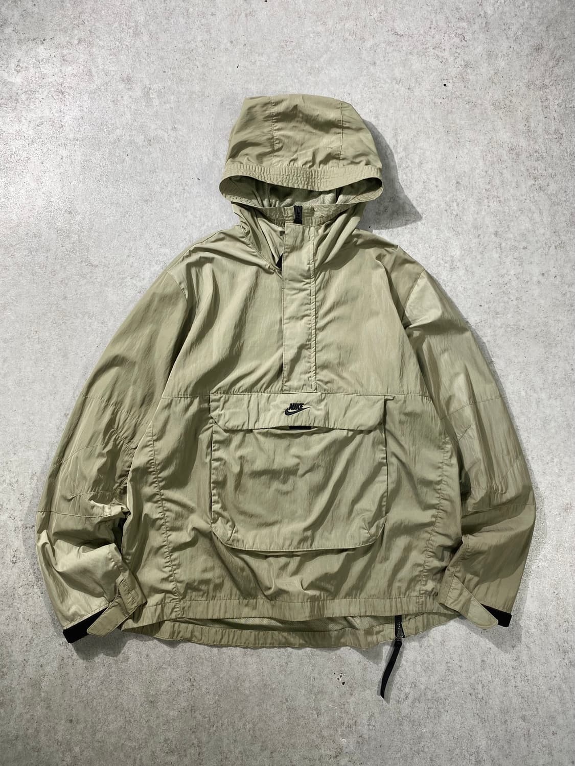 [XXL] Nike 나이키 라이트카키 하프집업 나일론 아노락 상품이미지1