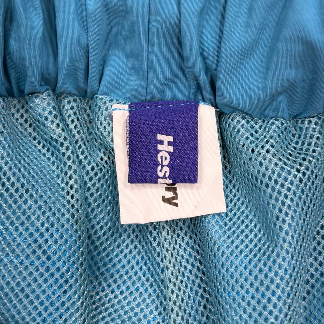 빈티지 와이드 버튼 디테일 트랙팬츠 바지 블루 상품이미지4