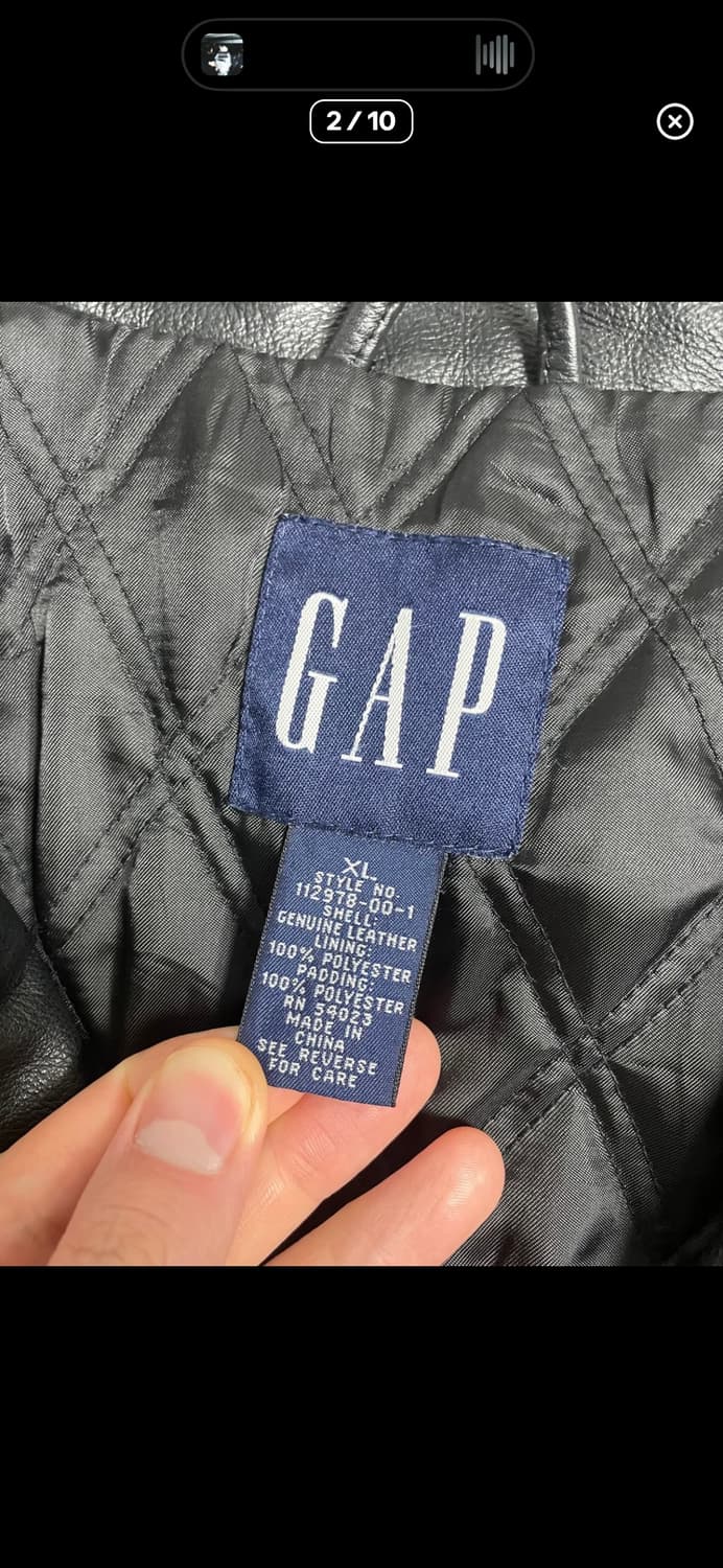 올드갭 90‘s 레더자켓 xl 상품이미지2