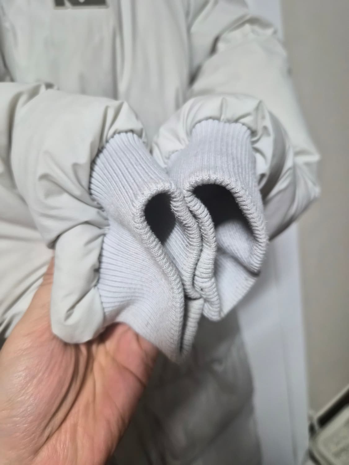 K2롱패딩 수지 아그네스 아이보리 폭스퍼 롱패딩  상품이미지2