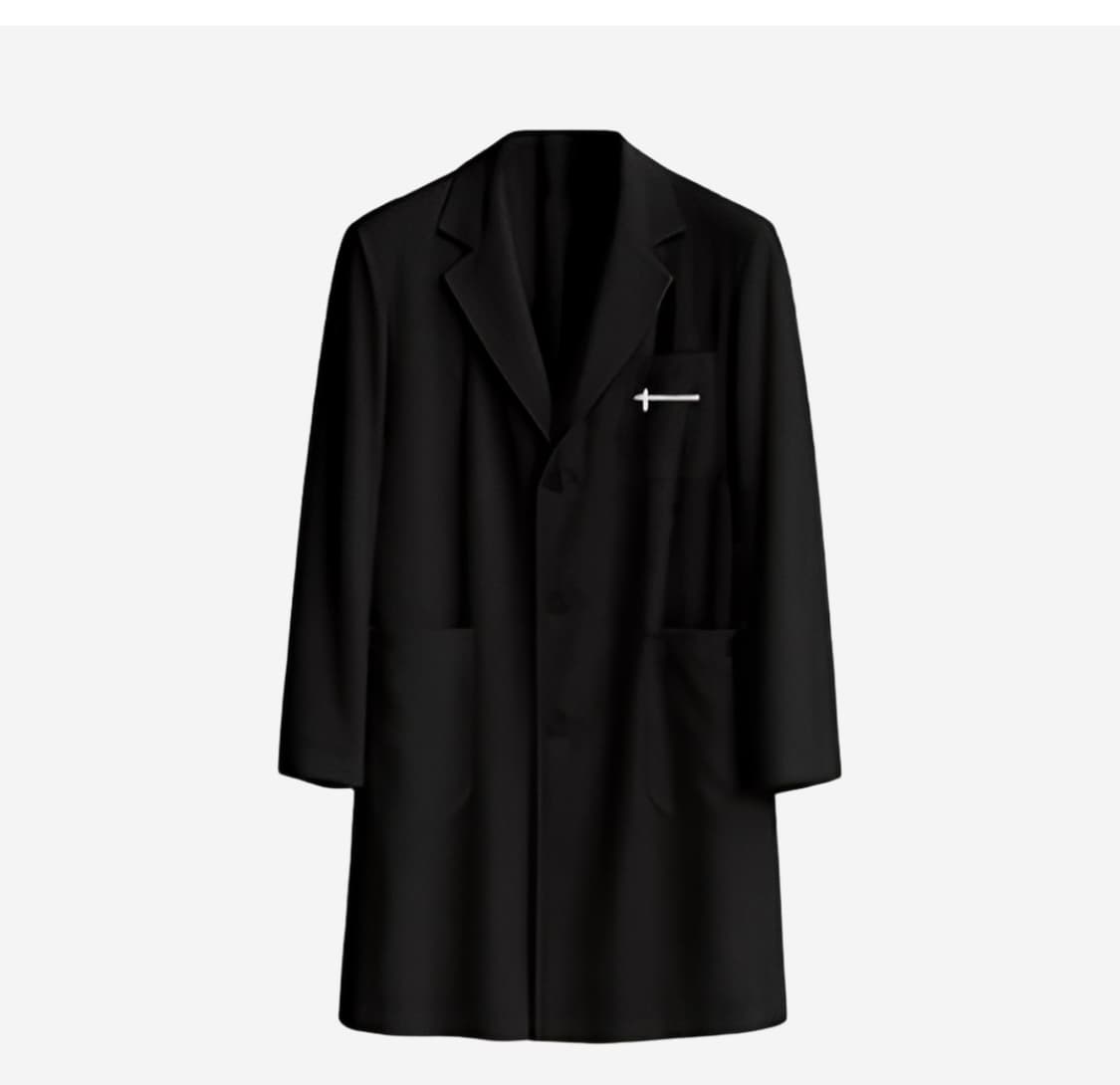 피스마이너스원 x 2025 마마 어워즈 피스마마원 코트 블랙 상품이미지2