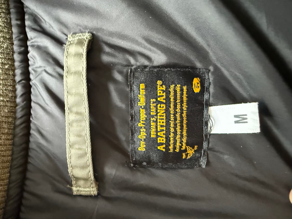 베이프 MA-1 자켓 상품이미지3