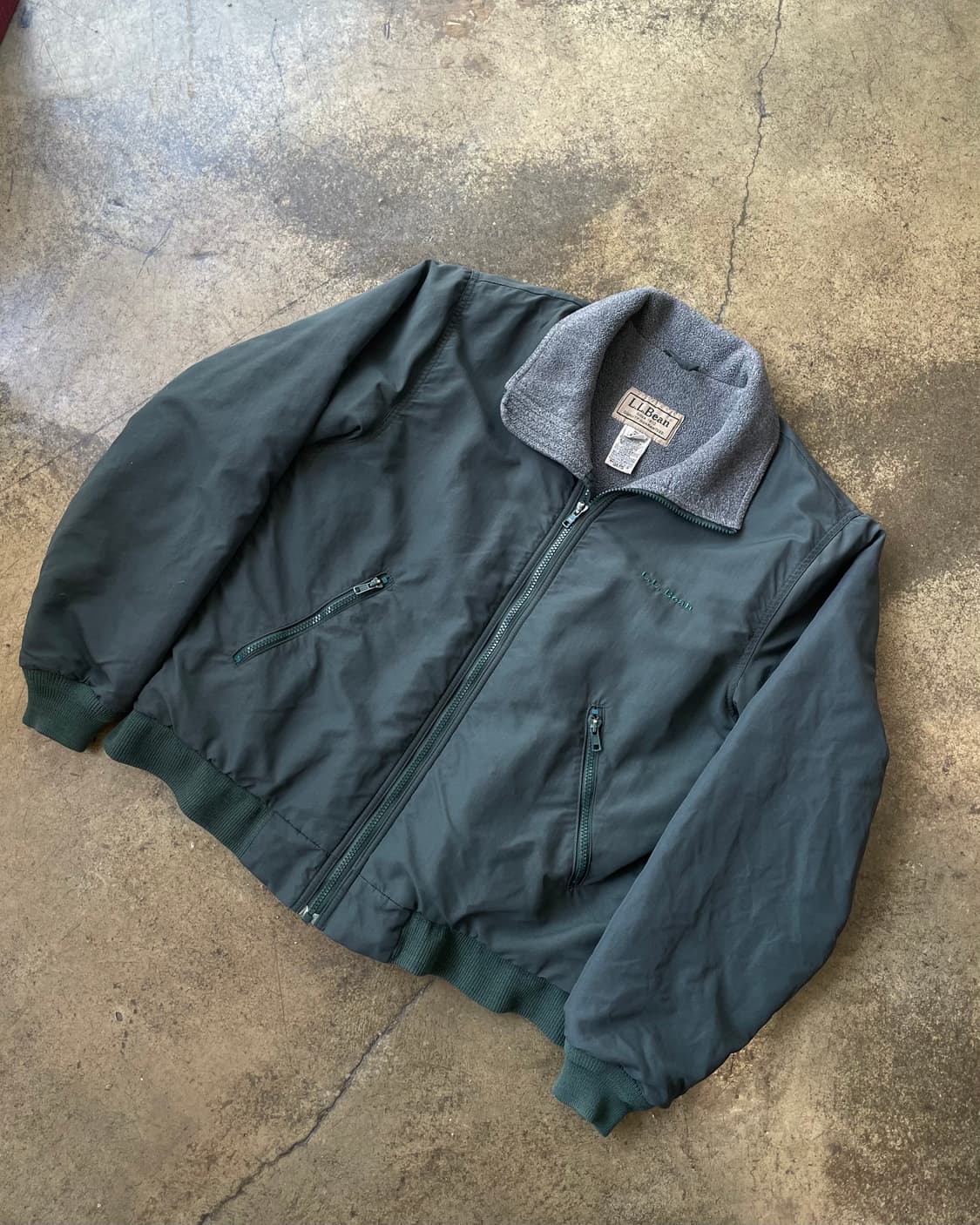 L.L. Bean warm up jacket 엘엘빈 웜업 자켓 상품이미지7