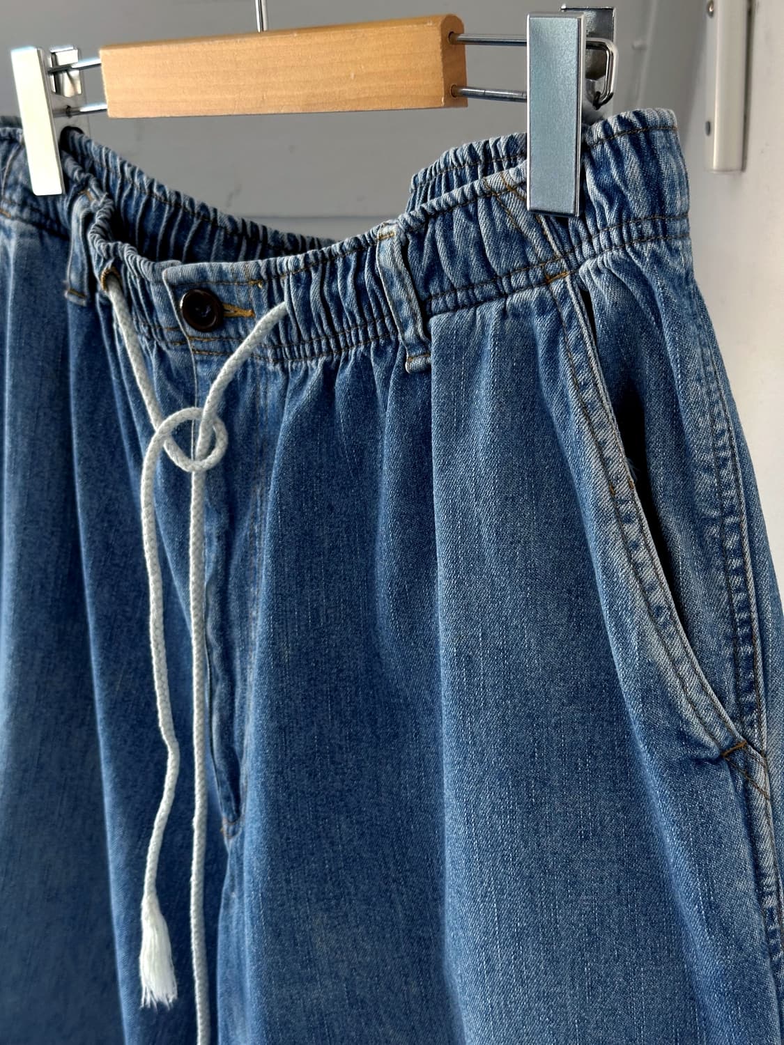 Cotton denim utility painter shorts 상품이미지3