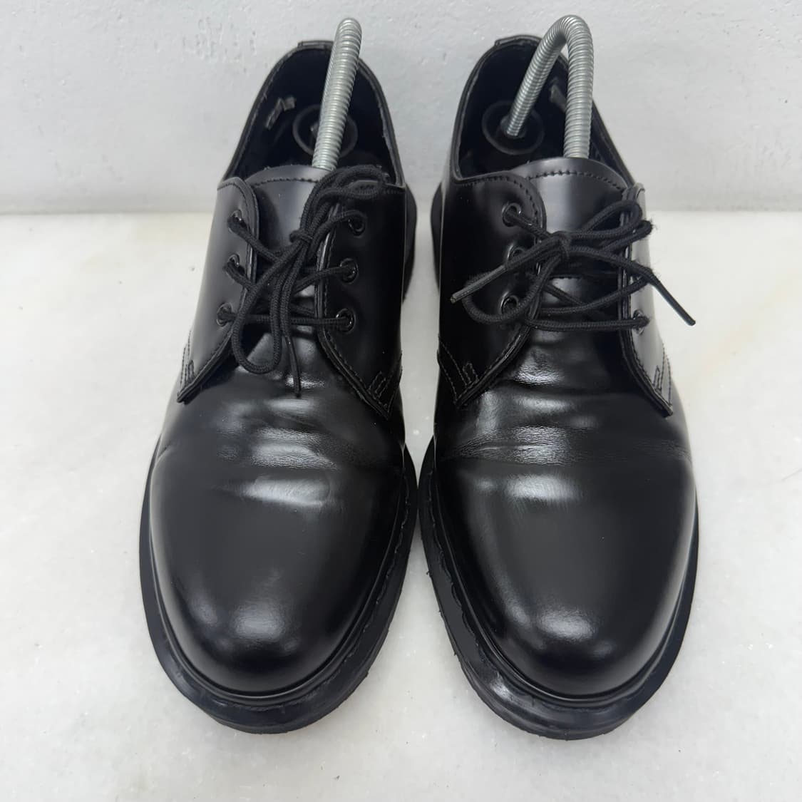 (UK7)닥터마틴 1461블랙 모노 3홀 더비 상품이미지4