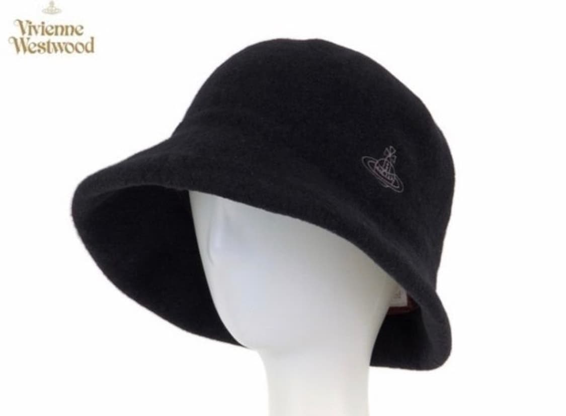 비비안웨스트우드 버킷햇 블랙 상품이미지1