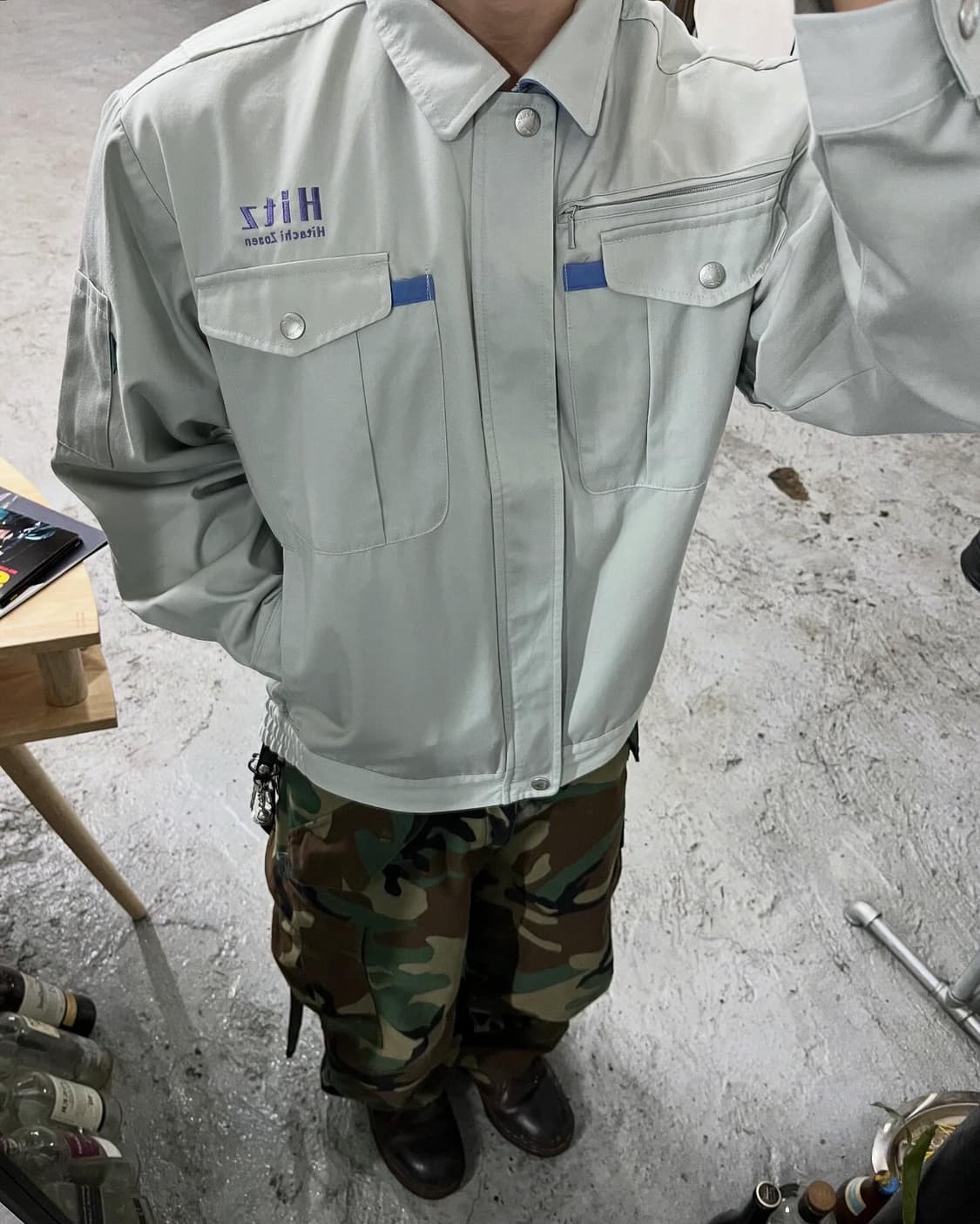 Jichodo Hitachi Zosen work jacket 상품이미지1