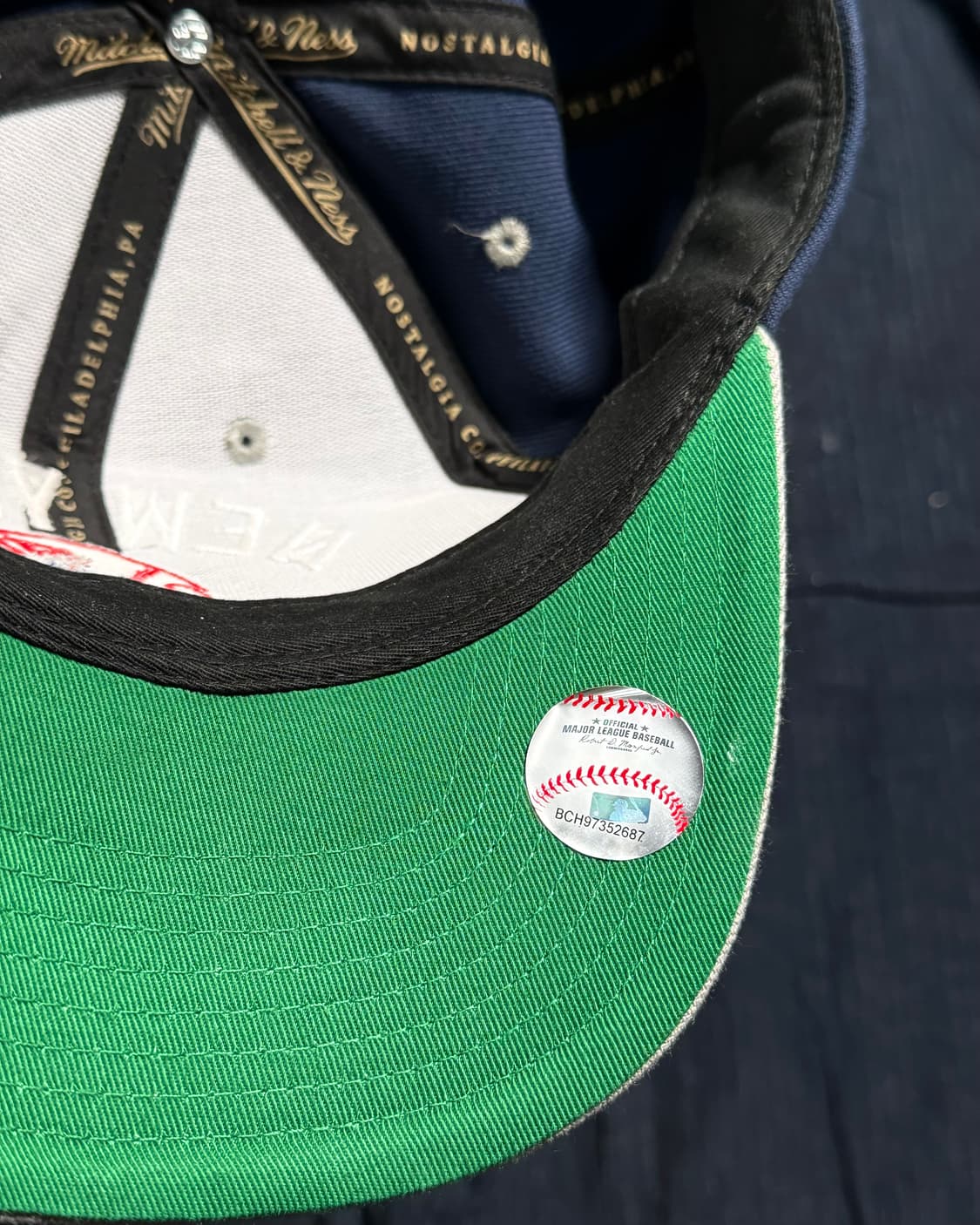 미첼앤네스 뉴욕 양키스 네이비 올인 2.0 어저스터블 햇 OS 상품이미지5