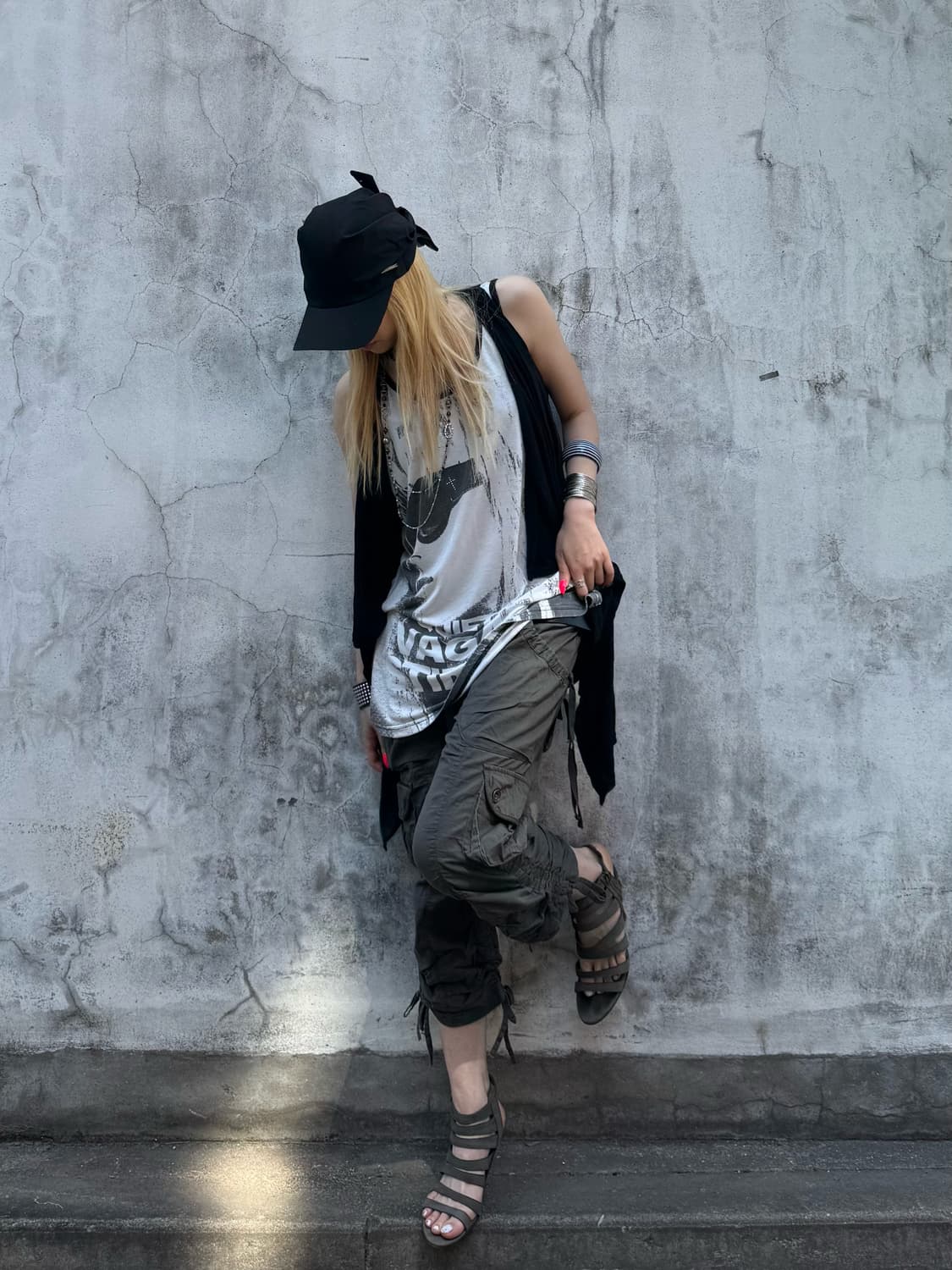 Grunge layered set 상품이미지1