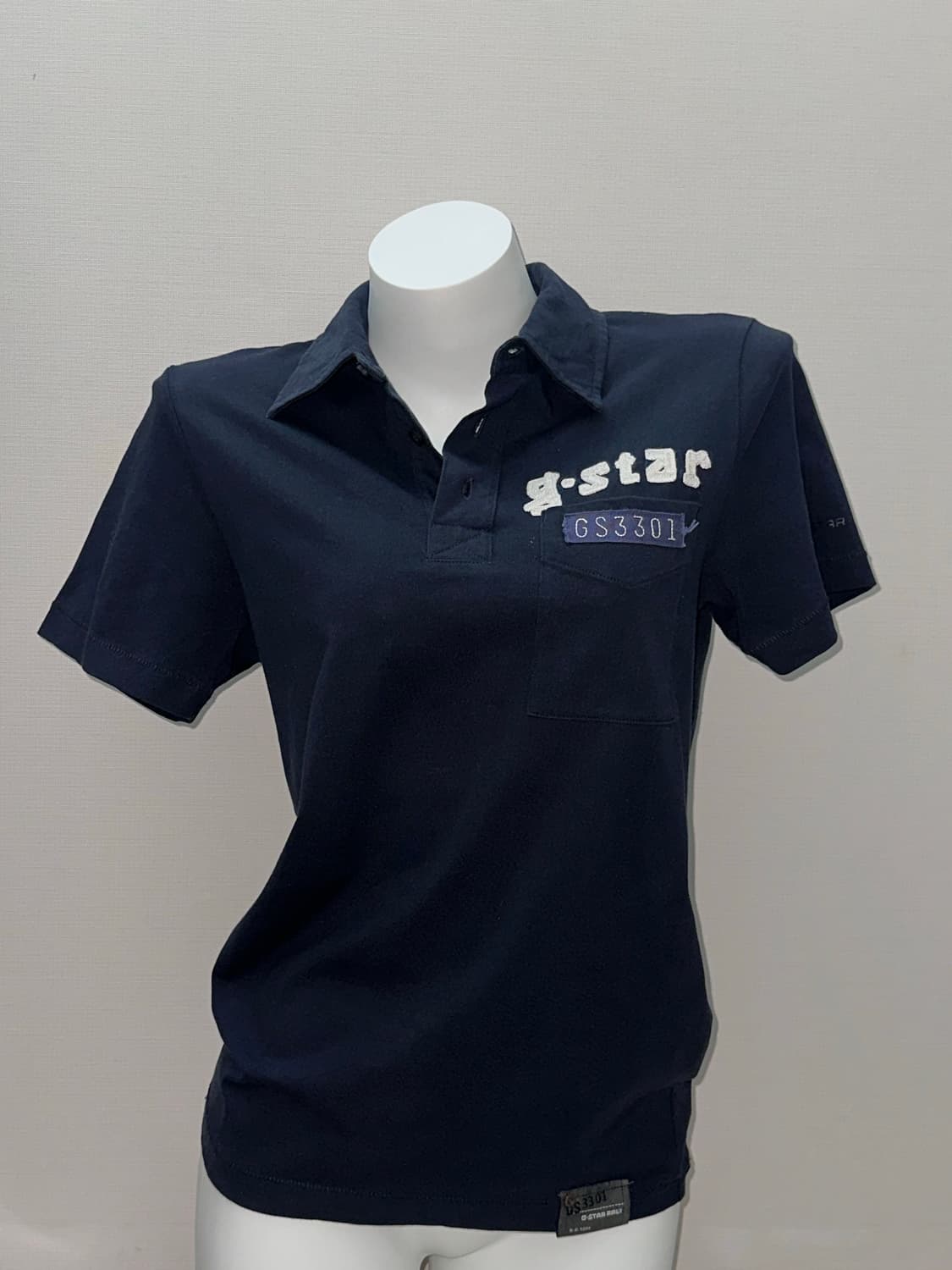 지스타 로우 3301 반팔 카라티 상품이미지3