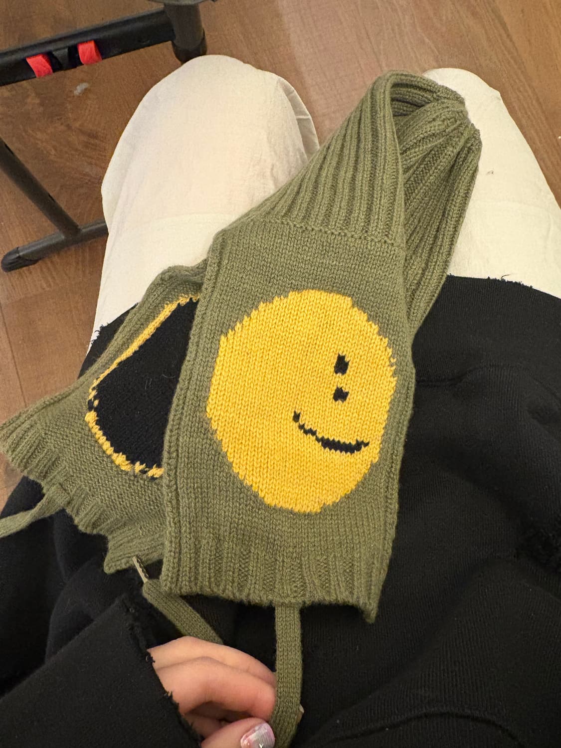 캐피탈 5g 울 레인보위 게일 캡 숏 카키 상품이미지3