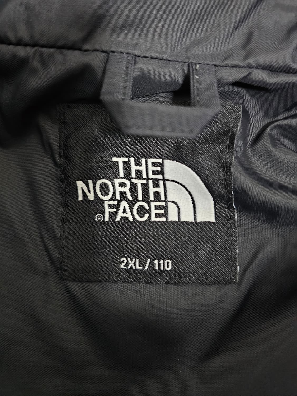 노스페이스 블랙 바람막이 후드 자켓 2XL 상품이미지3