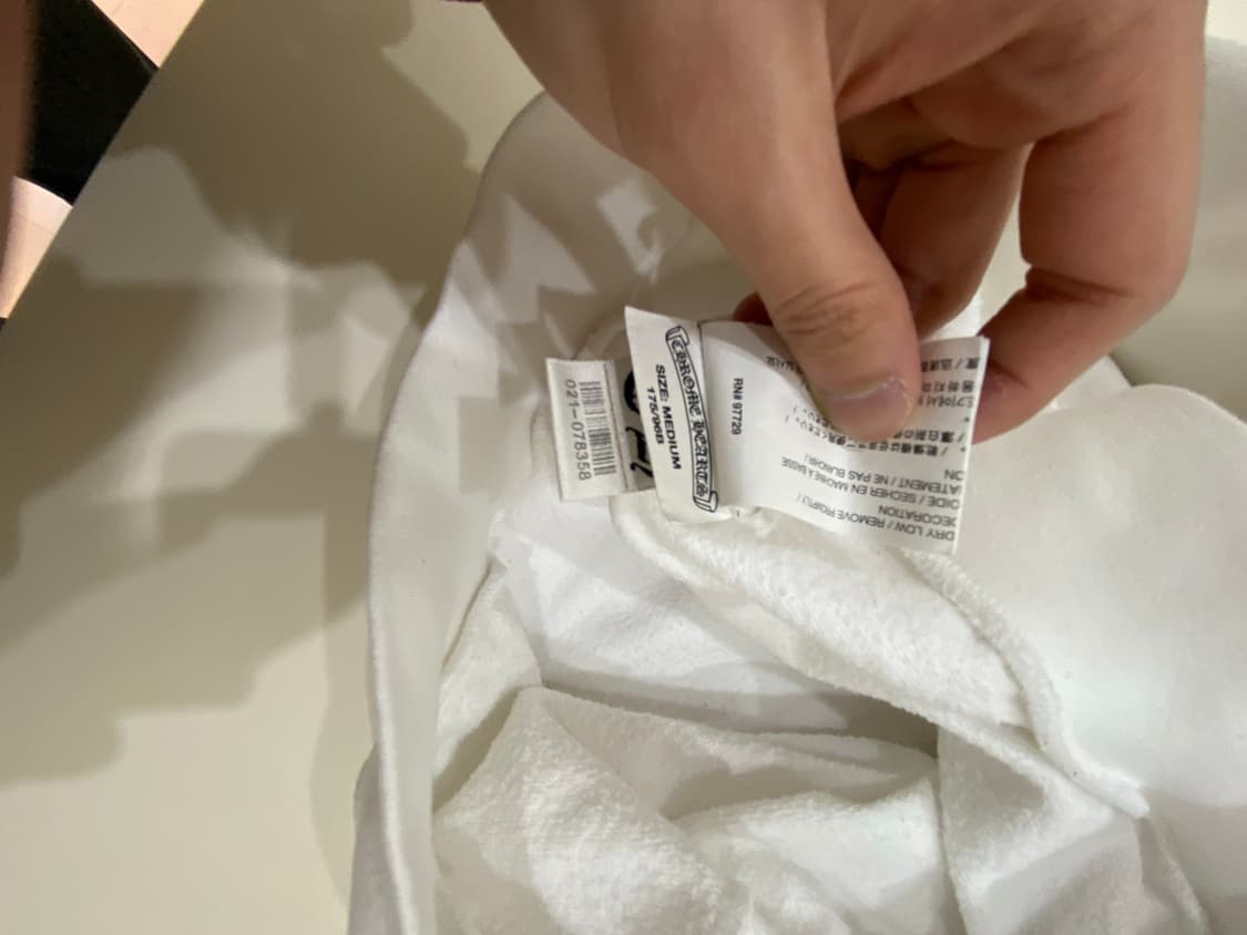 크롬하츠 버티컬 로고 후드 사이즈 m 상품이미지9