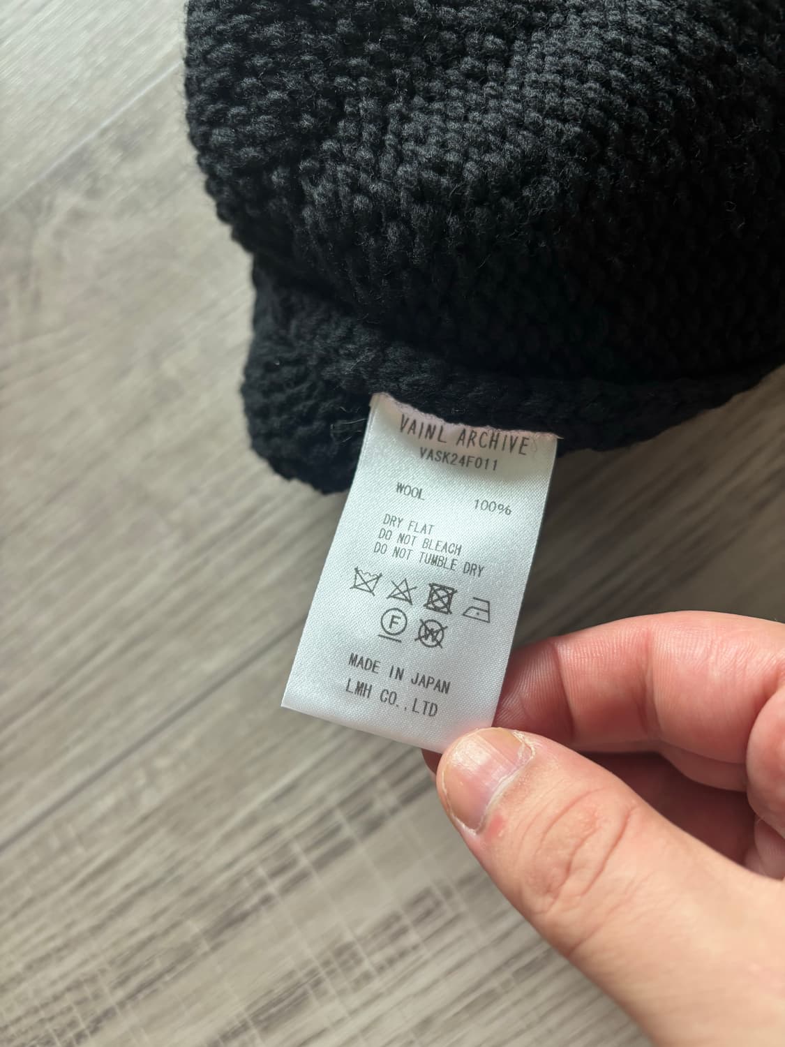 [os] 바이닐아카이브 알콘 니트 모자 상품이미지5