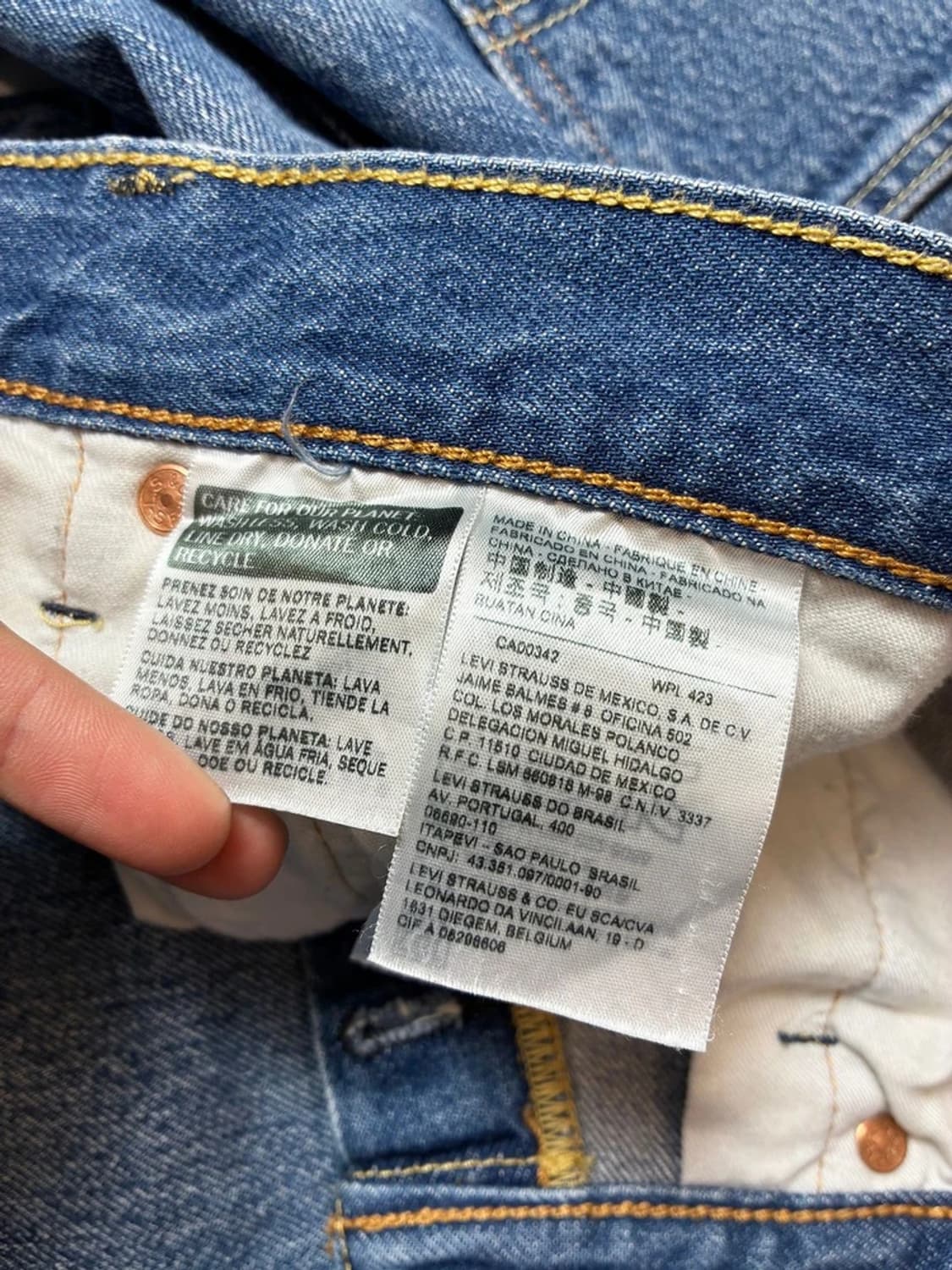 리바이스 00's 501 스트레이트 데님 팬츠 PN8817 상품이미지7