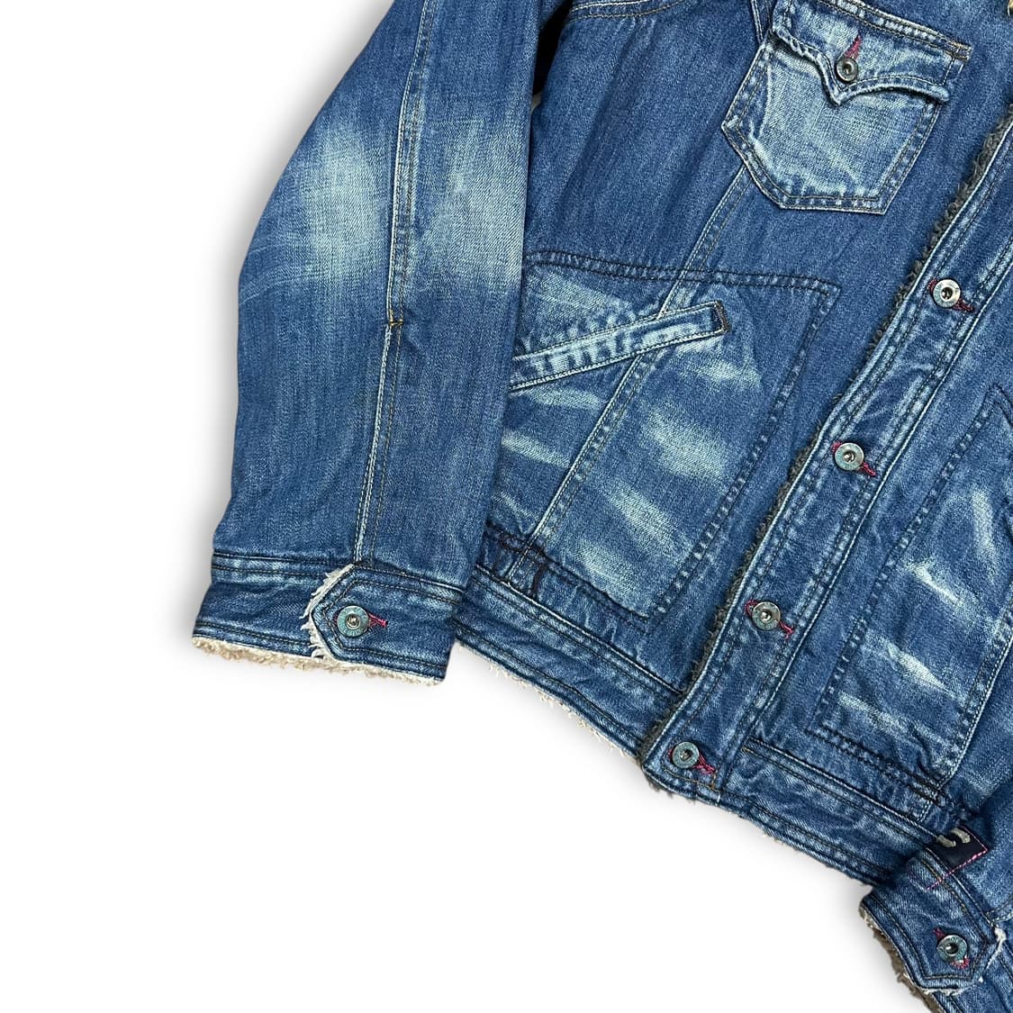디젤 웨스턴 쉐르파 데님 자켓 상품이미지3