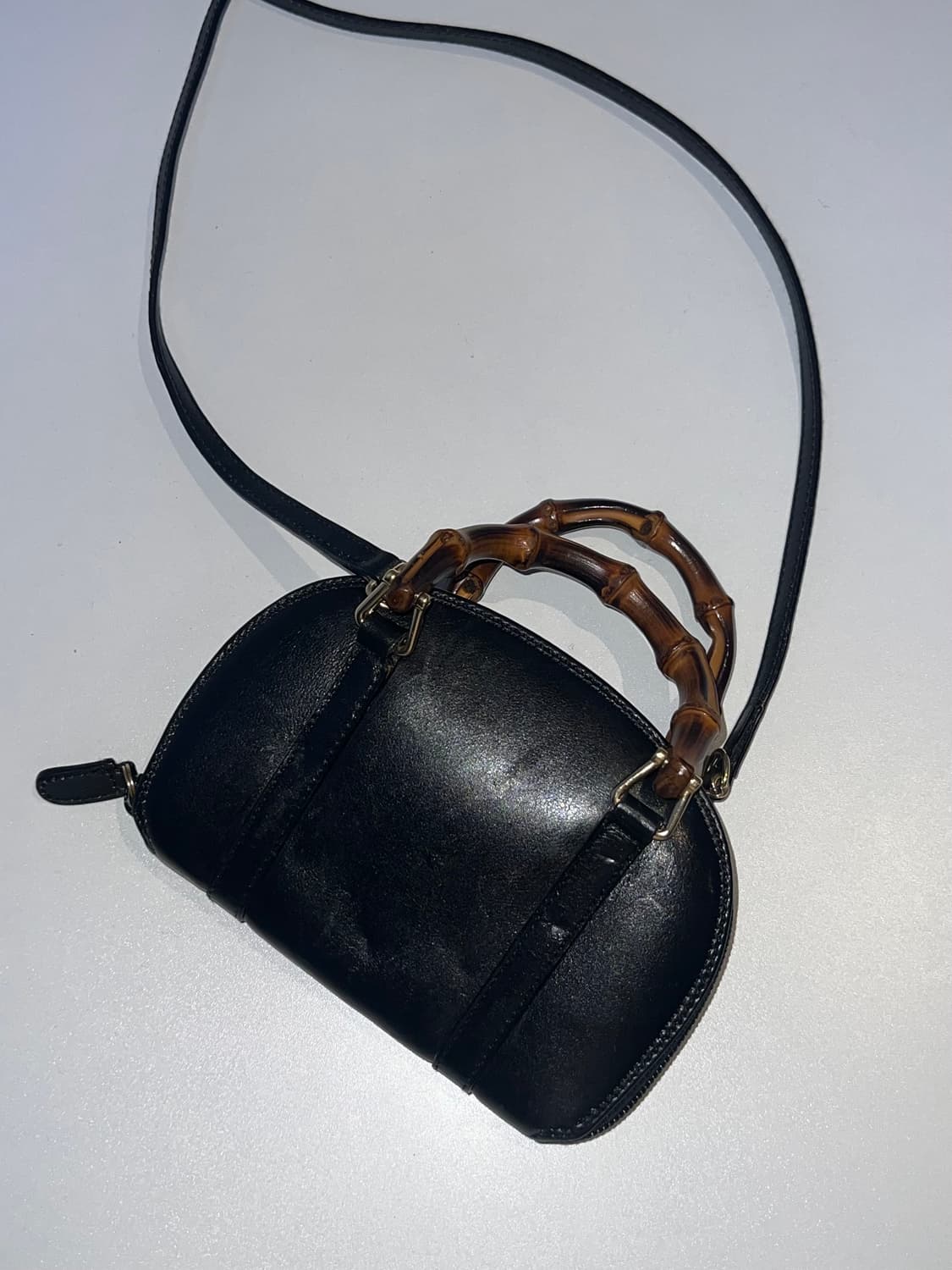 구찌 뱀부 미니 토트 크로스백 상품이미지5