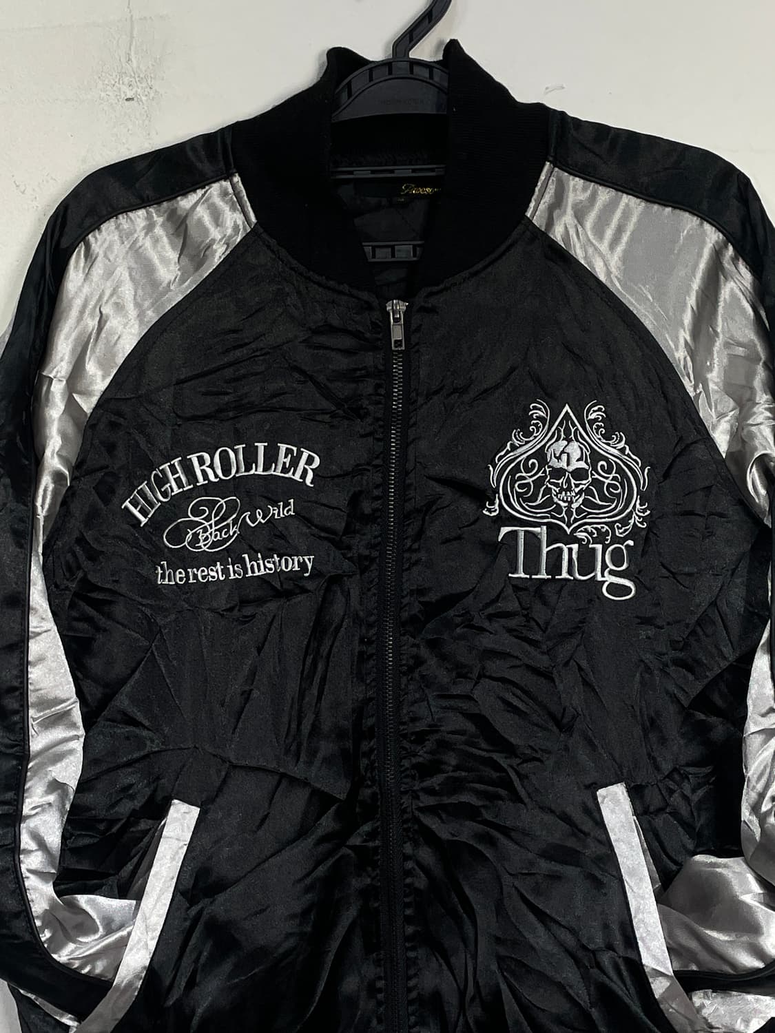 Jpn 일본 빈티지 Japan 해골 자수 스카잔 오버핏 스카쟌 M 상품이미지8