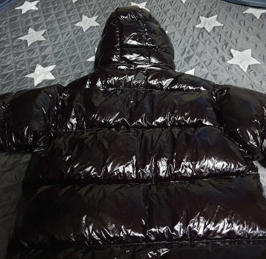 더블에이씨 웰론 유광 경량 패딩 와인색 (L) 상품이미지3