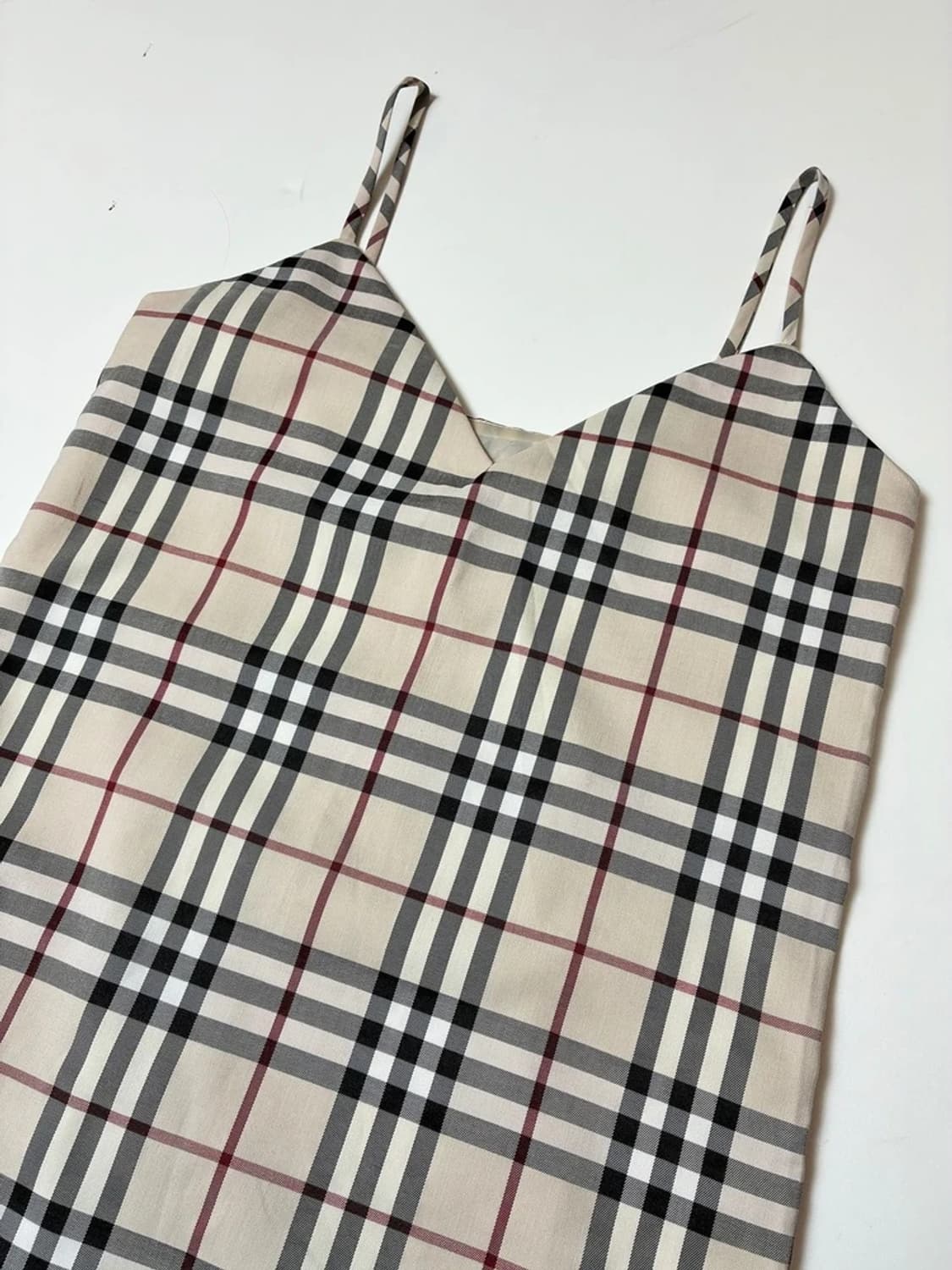 버버리 노바 체크 뷔스티에 미니 원피스 PN9699 상품이미지2