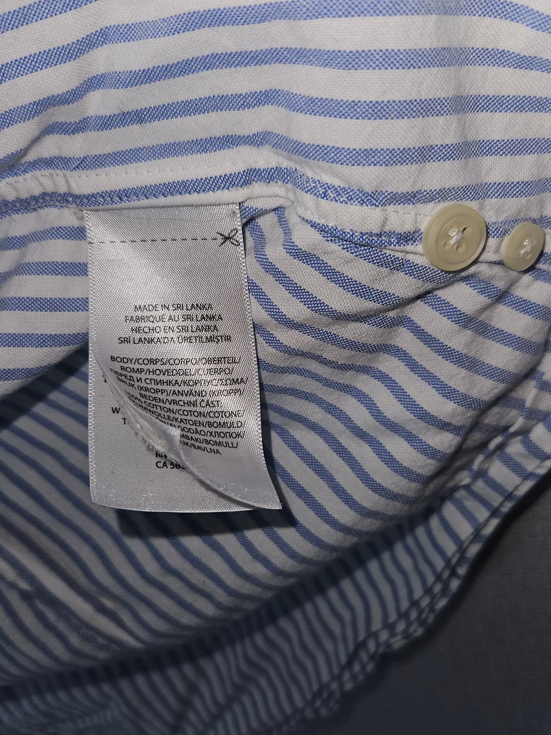 폴로 랄프로렌 신형 반팔셔츠 스트라이프 하프 여성 L 상품이미지5