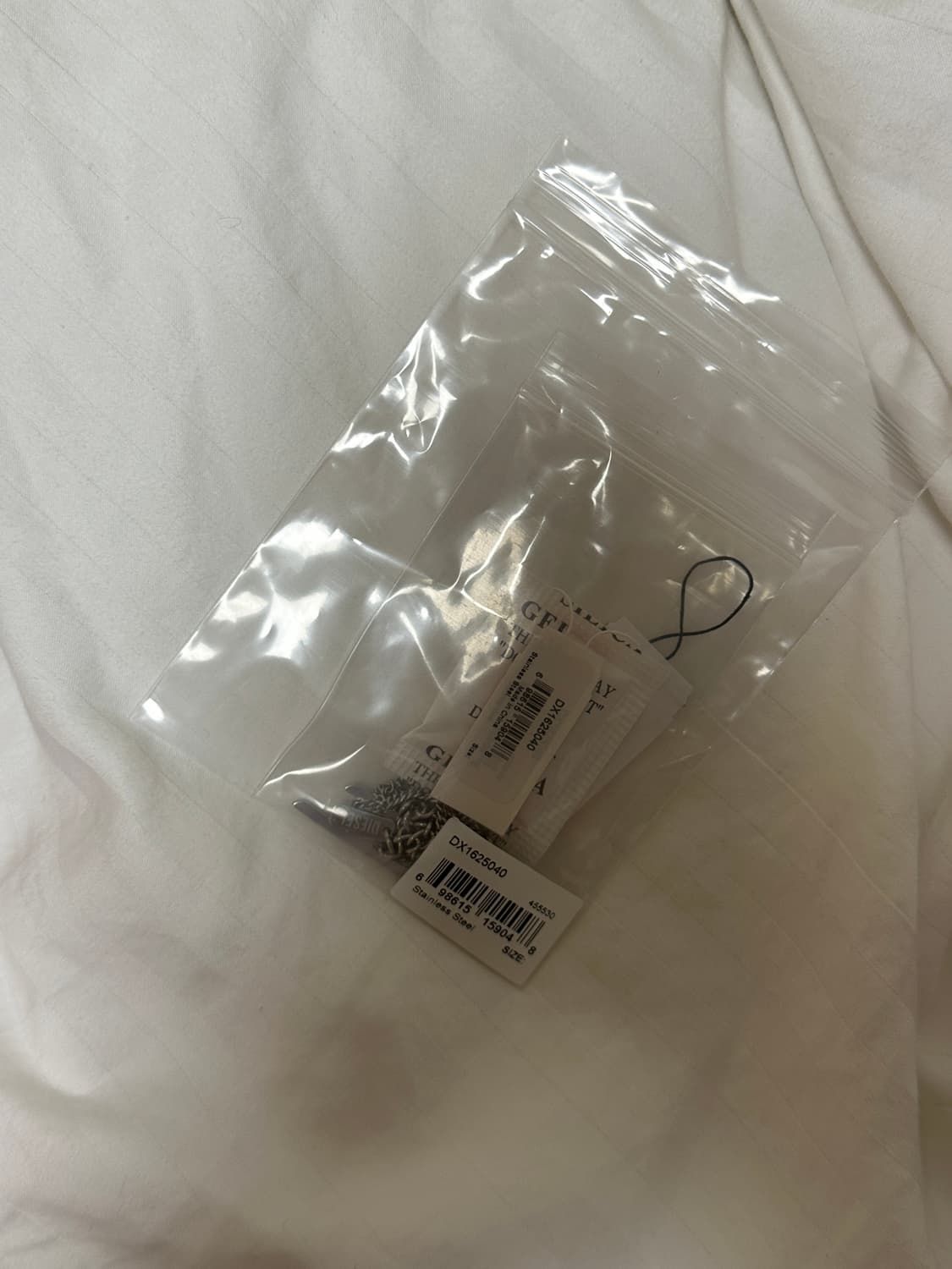 디젤 d로고 체인 목걸이 상품이미지3