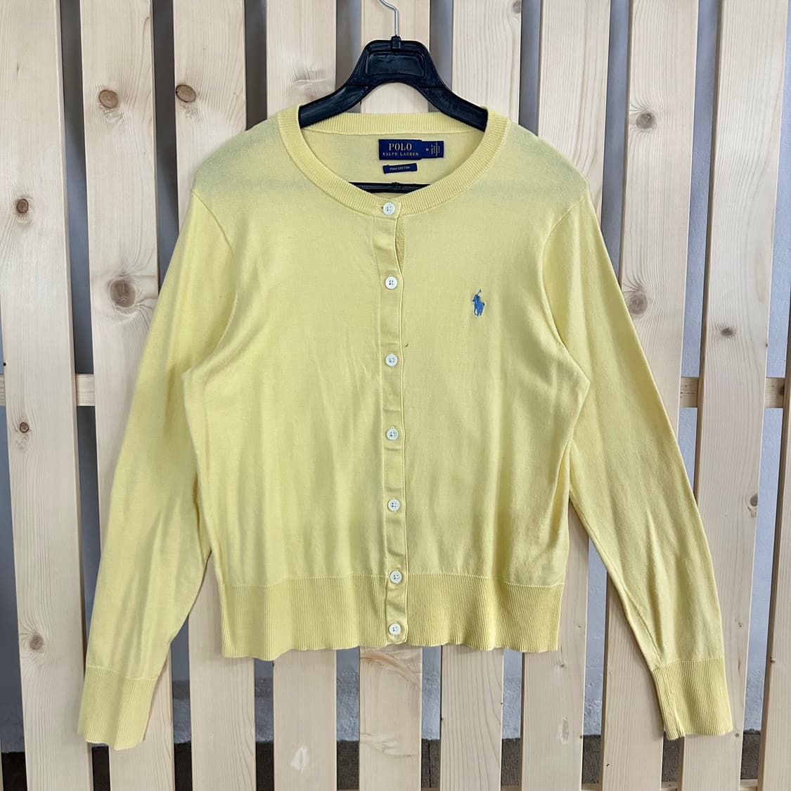 (S) 폴로 랄프로렌 옐로우 니트 가디건 상품이미지1