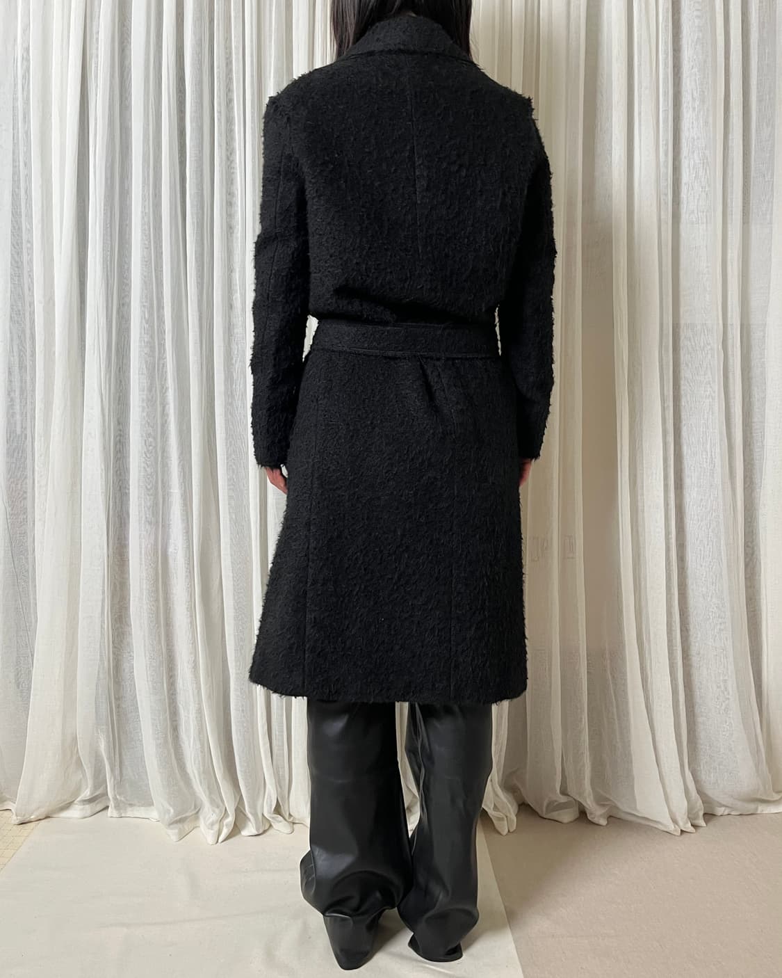 헬무트랭 알파카 쉐기 울 로브코트 helmut lang  상품이미지10